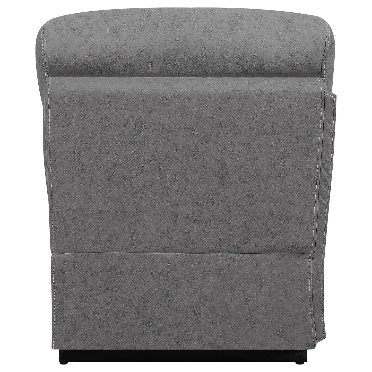 Higgins Modular Sectional Armless Chair Grey