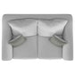 Salizar 2-piece Upholstered Track Arm Fabric Sofa Set Sand