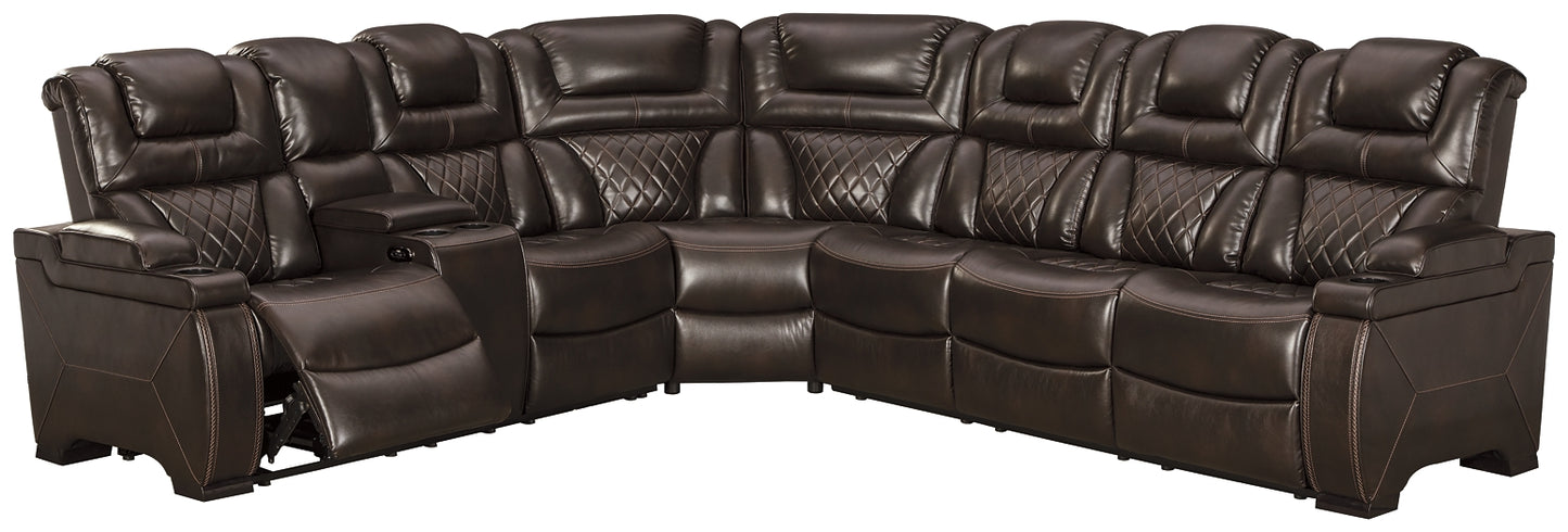 Warnerton 3-Piece Sectional with Recliner