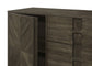 Kelly 3-drawer Storage Dining Sideboard Server Dark Grey