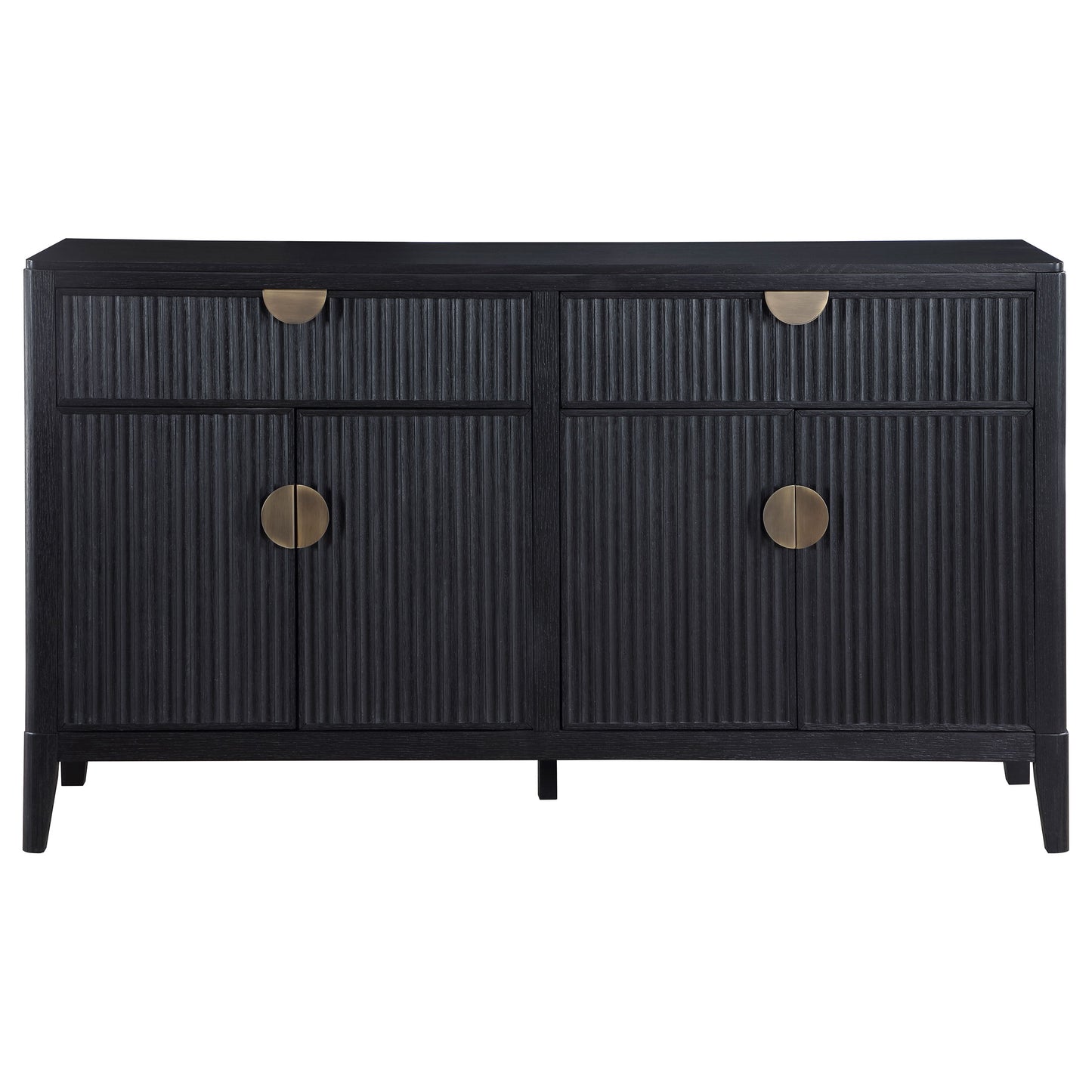 Brookmead 2-drawer Sideboard Buffet with Storage Cabinet Black