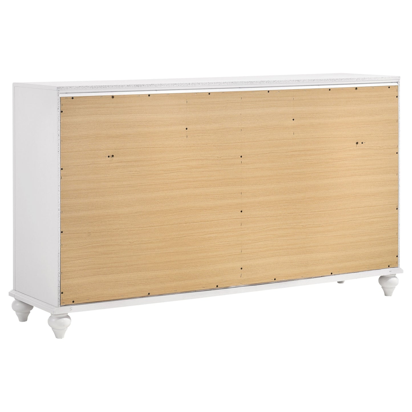 Barzini 7-drawer Dresser White