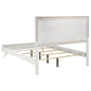 Janelle Wood Eastern King Panel Bed White
