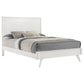Janelle Wood California King Panel Bed White