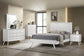 Janelle Wood California King Panel Bed White