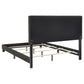 Mapes Upholstered Full Panel Bed Charcoal