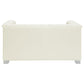 Chaviano Tufted Upholstered Loveseat Pearl White