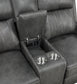 Raelynn 3-piece Upholstered Motion Reclining Sofa Set Grey