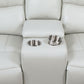 Greenfield 2-piece Upholstered Power Reclining Sofa Set Ivory