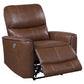 Greenfield 3-piece Upholstered Power Reclining Sofa Set Saddle Brown