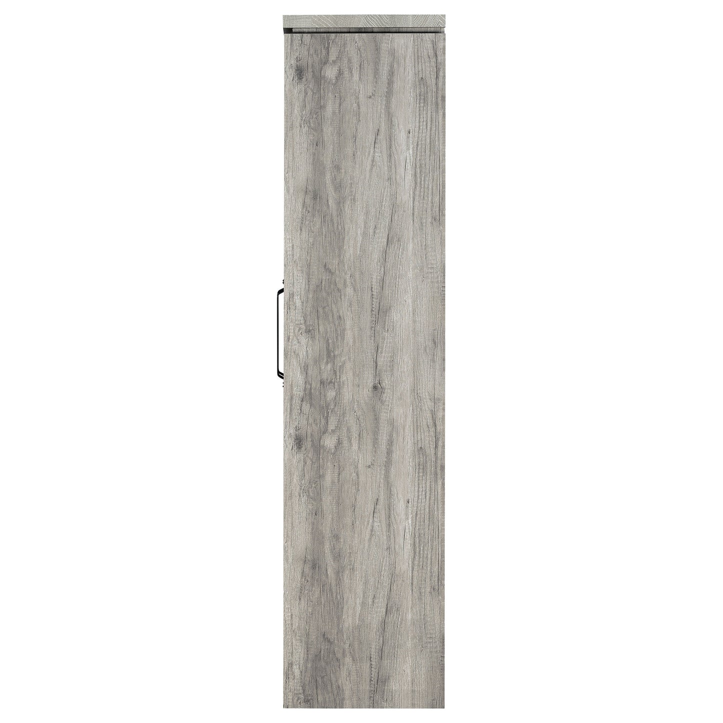 Alejo 2-door Tall Cabinet Grey Driftwood